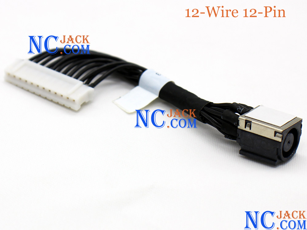 (image for) DC Jack IN Cable for MSI GL65 9RC 9SC 9SCK 9SD 9SDK9SE 9SEK 9SEX 9SFK 9SFX Power Charging Connector Port DC-IN 8P 12P